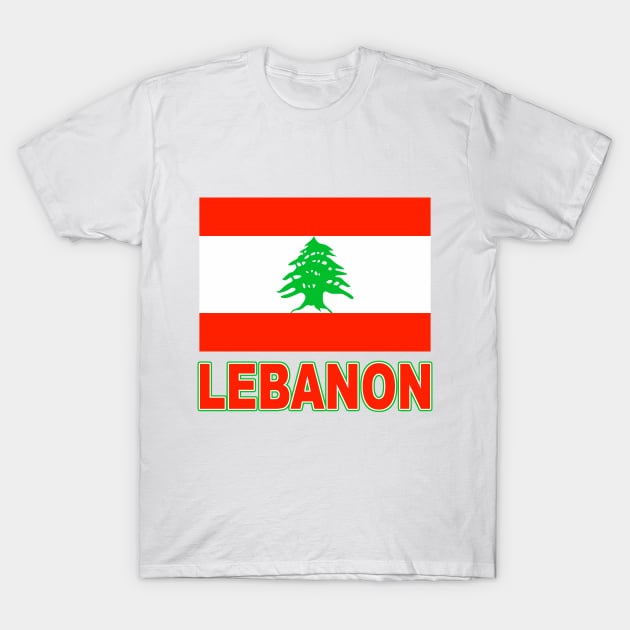 The Pride of Lebanon - Lebanese Flag Design T-Shirt by Naves